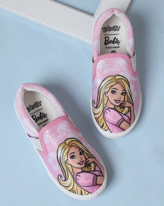 Barbie Printed Canvas Shoes For Kids Girls