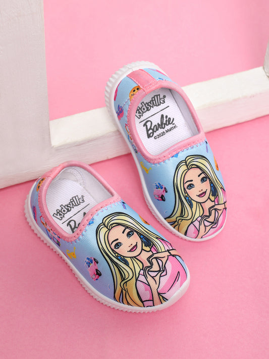 Barbie Printed Canvas Shoes For Kids Girls