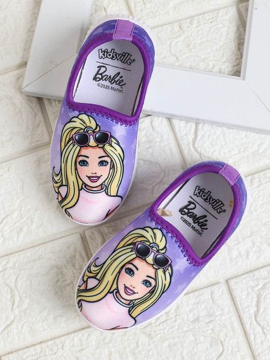 Barbie Printed Canvas Shoes For Kids Girls