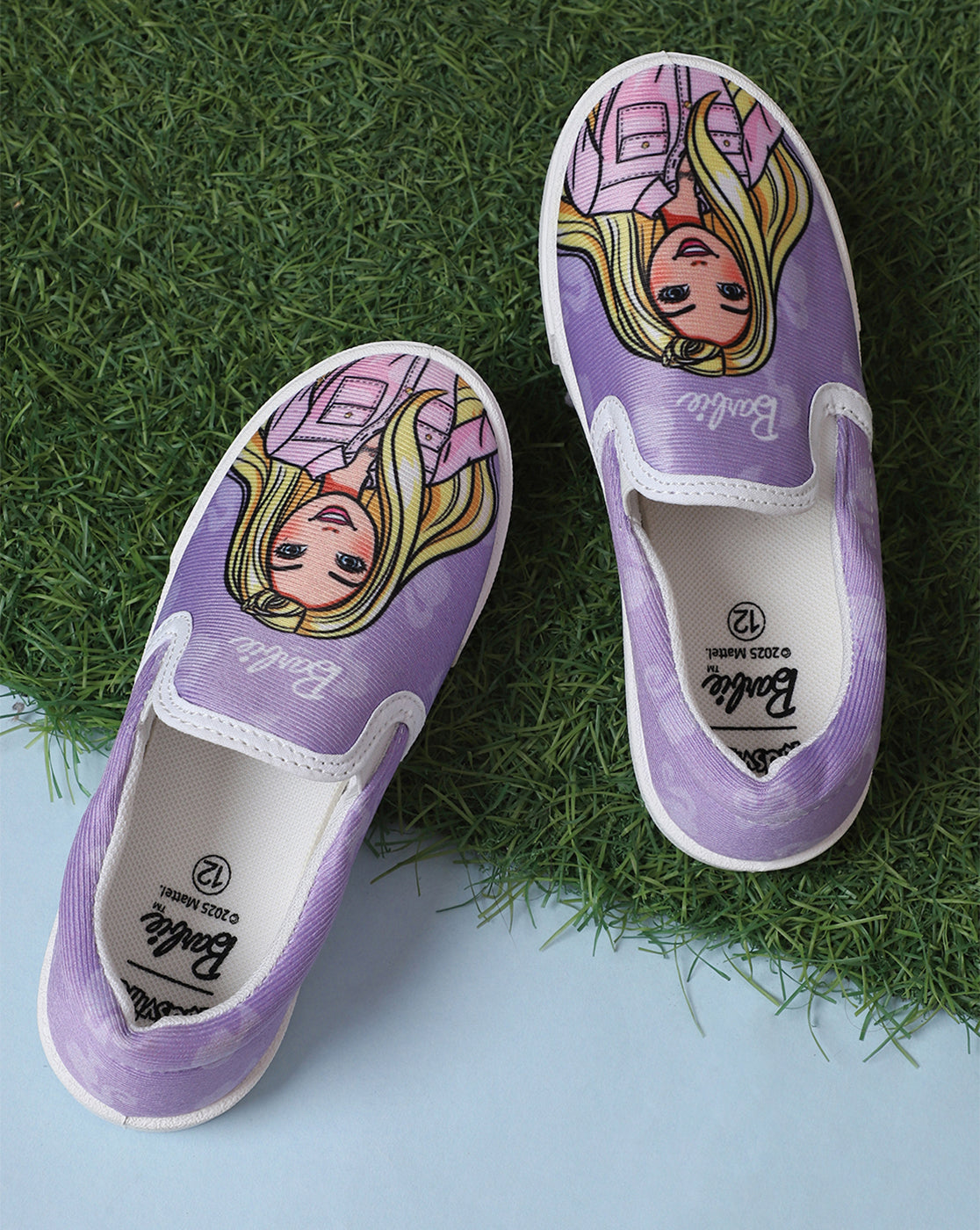 Barbie Printed Canvas Shoes For Kids Girls