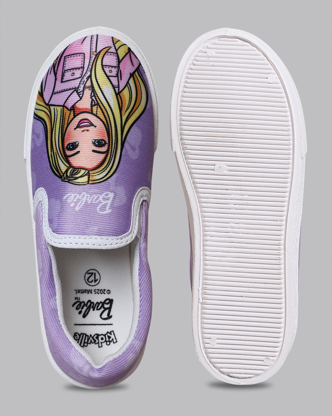 Barbie Printed Canvas Shoes For Kids Girls