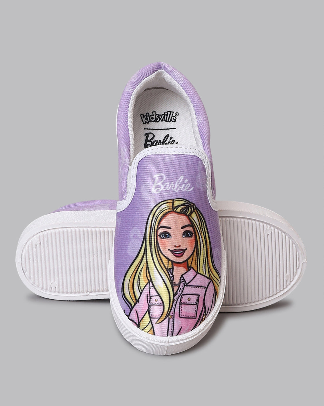 Barbie Printed Canvas Shoes For Kids Girls