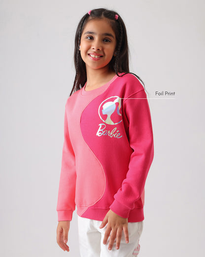 Barbie  Sweatshirts & Joggers Co-Ords Set  Girls