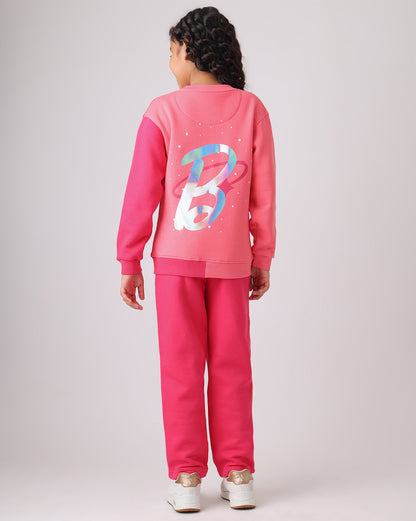 Barbie  Sweatshirts & Joggers Co-Ords Set  Girls