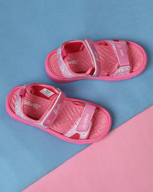 Barbie Printed Sandals For Kids Girls