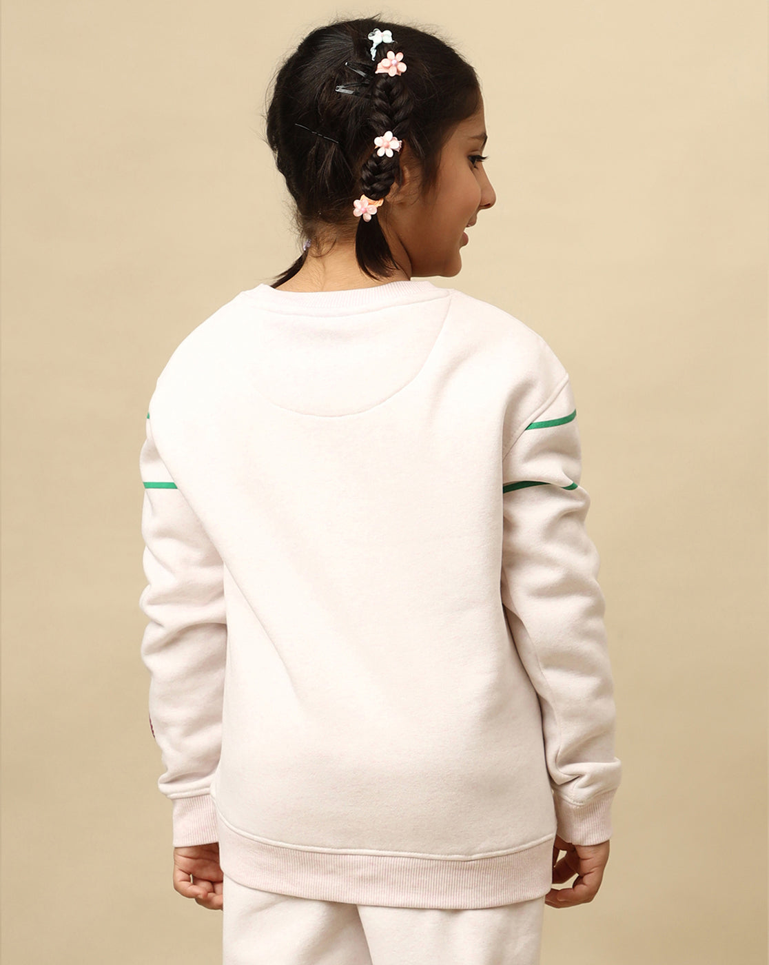 Barbie Printed Regular Fit Sweatshirt For Girls