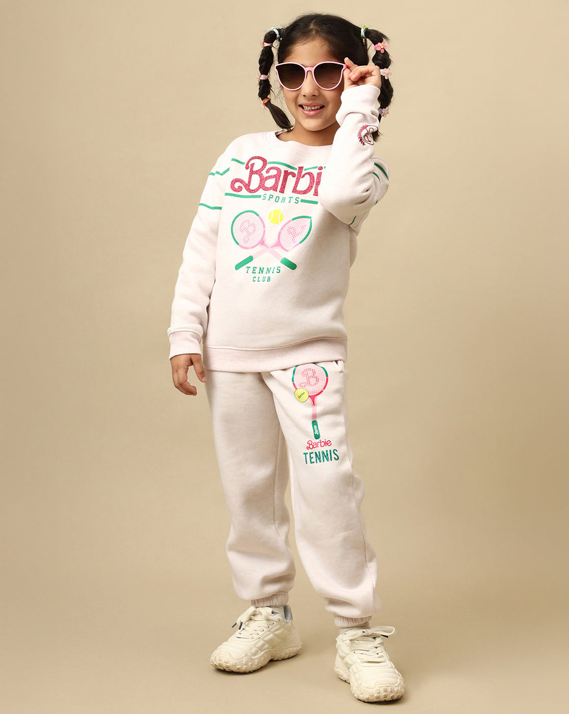 Barbie Printed Regular Fit Sweatshirt For Girls