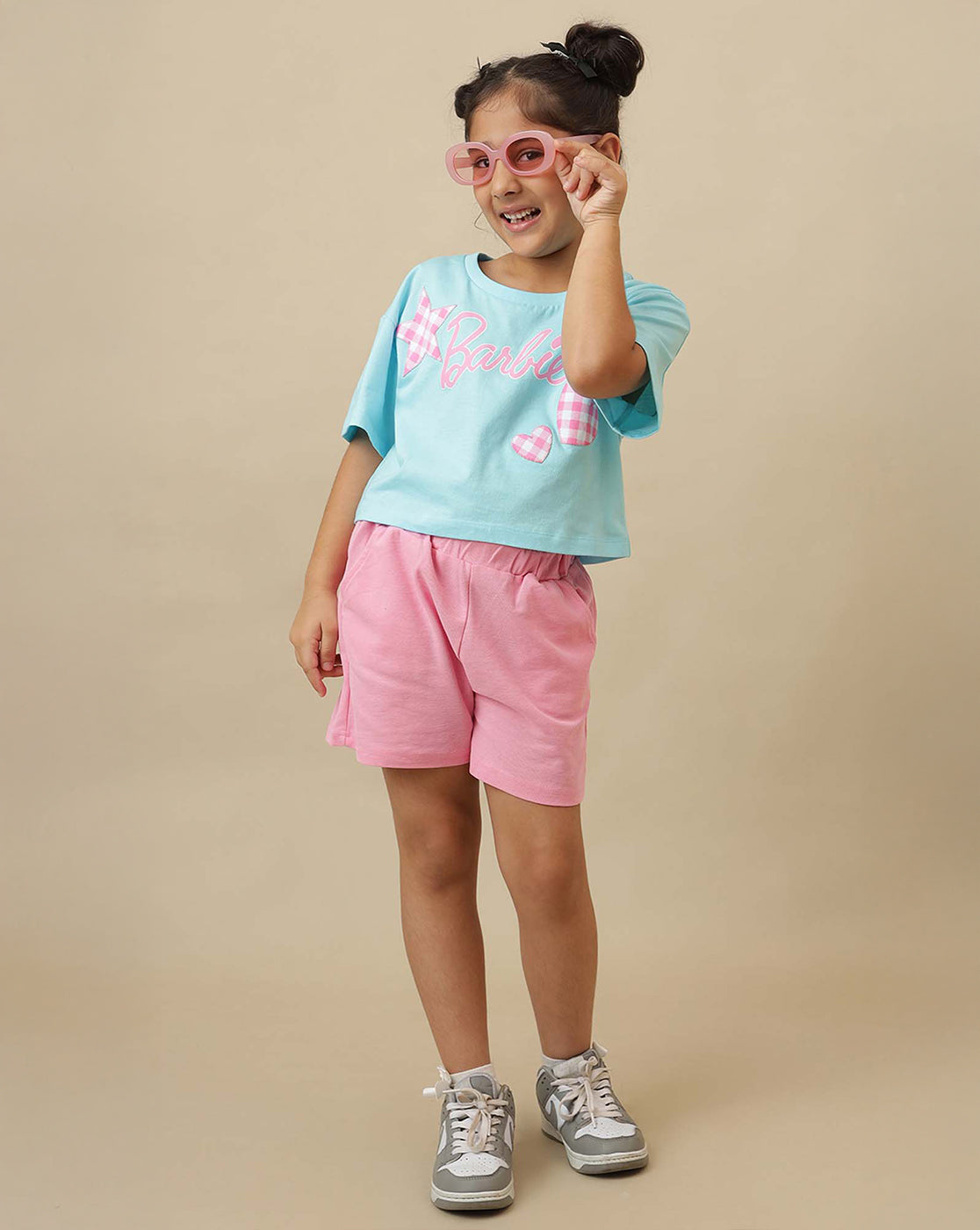 Barbie Printed Boxy Fit Tshirt For Girls