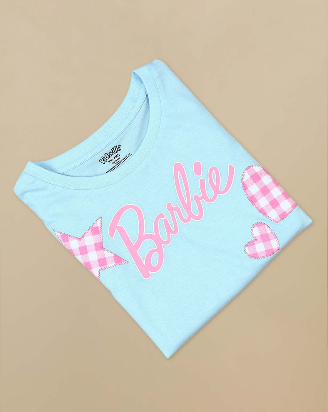 Barbie Printed Boxy Fit Tshirt For Girls