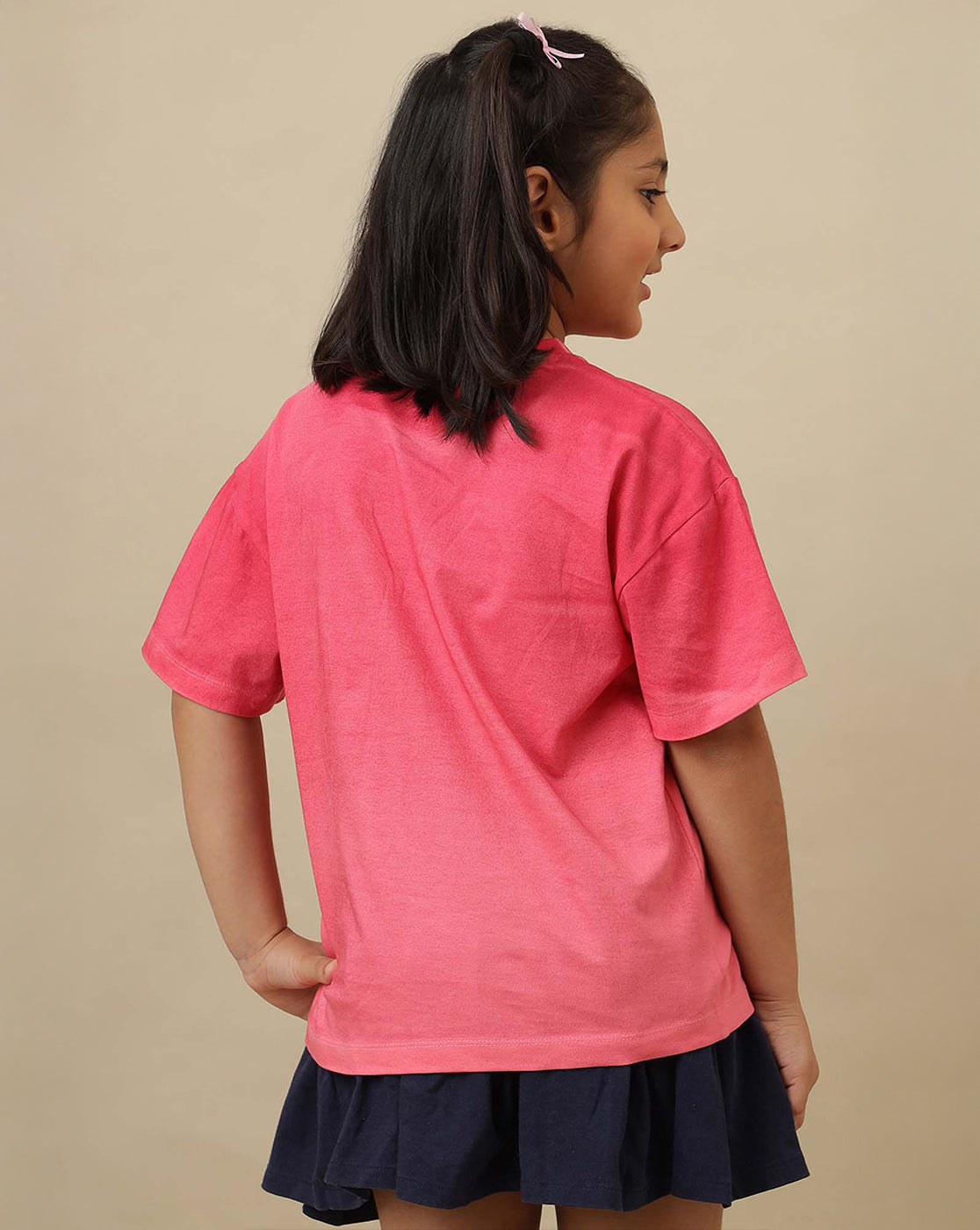 Barbie Printed Oversized Tshirt For Girls