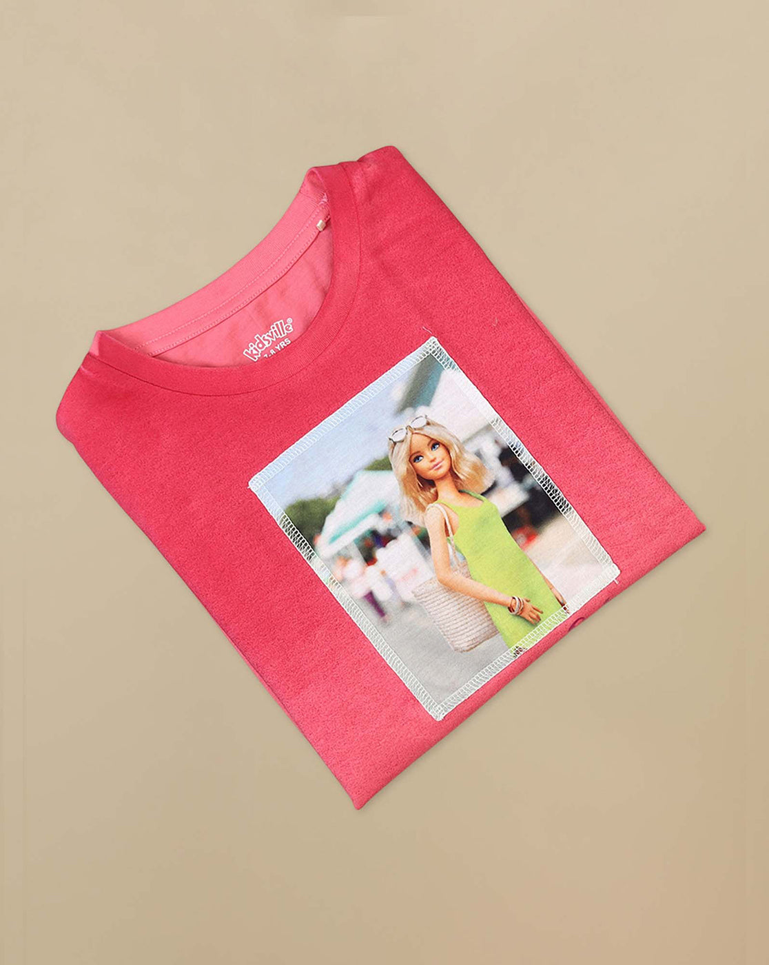 Barbie Printed Oversized Tshirt For Girls