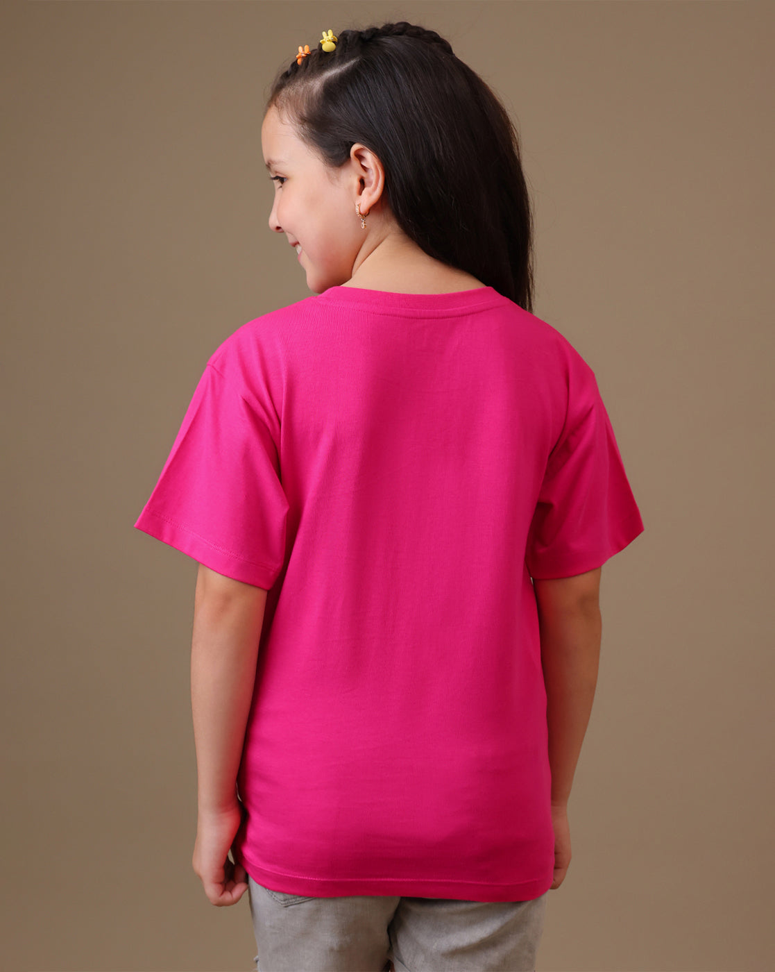 Barbie Printed Regular Fit Tshirt For Girls