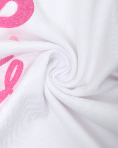 Barbie Relaxed Fit Crop Tshirt Girls