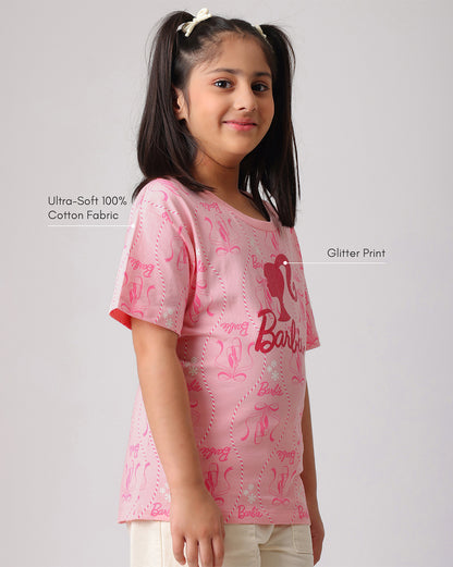 Barbie Relaxed Fit Tshirt Girls