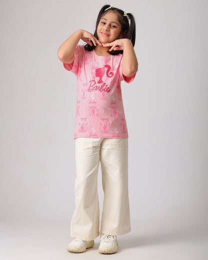 Barbie Relaxed Fit Tshirt Girls