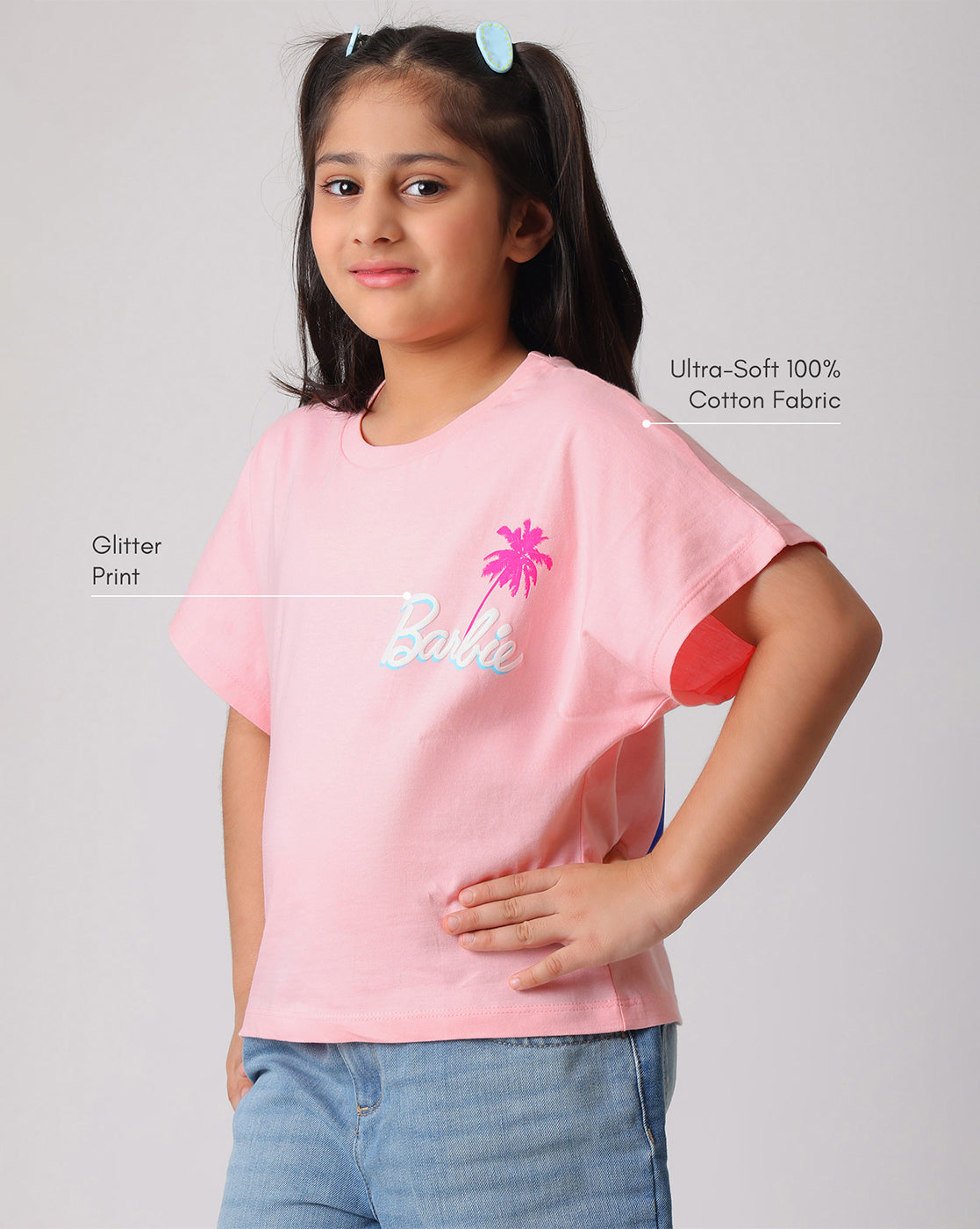 Barbie Relaxed Fit Tshirt Girls