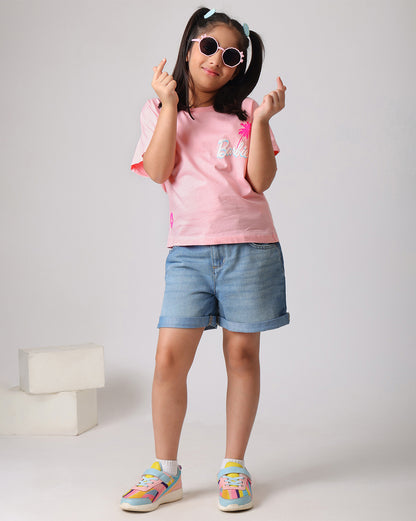 Barbie Relaxed Fit Tshirt Girls