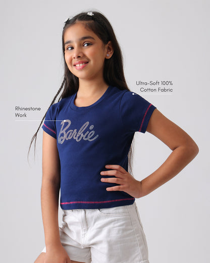 Barbie Slim Fit Tshirt Girls