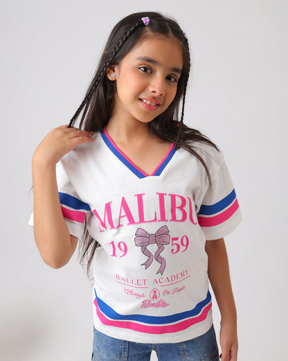 Barbie Malibu Relaxed Fit Tshirt Girls