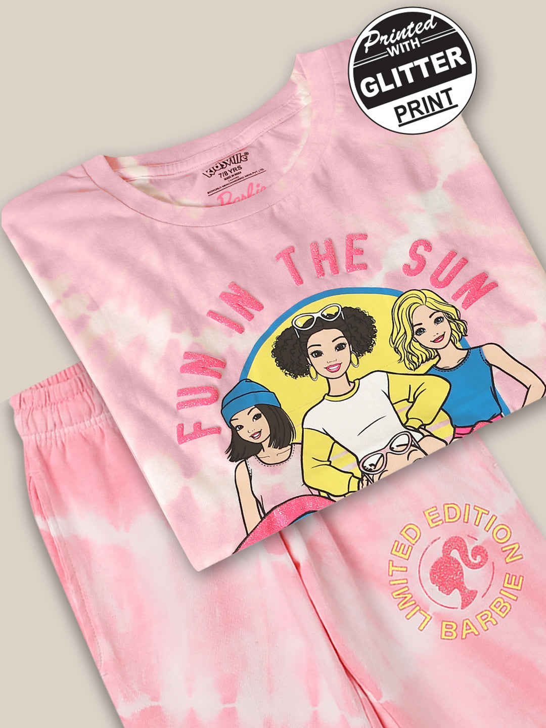 Barbie Regular Fit Combo Set For Girls