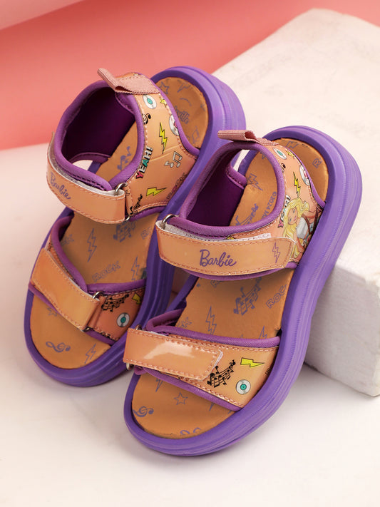 Barbie Printed Sandals For Kids Girls