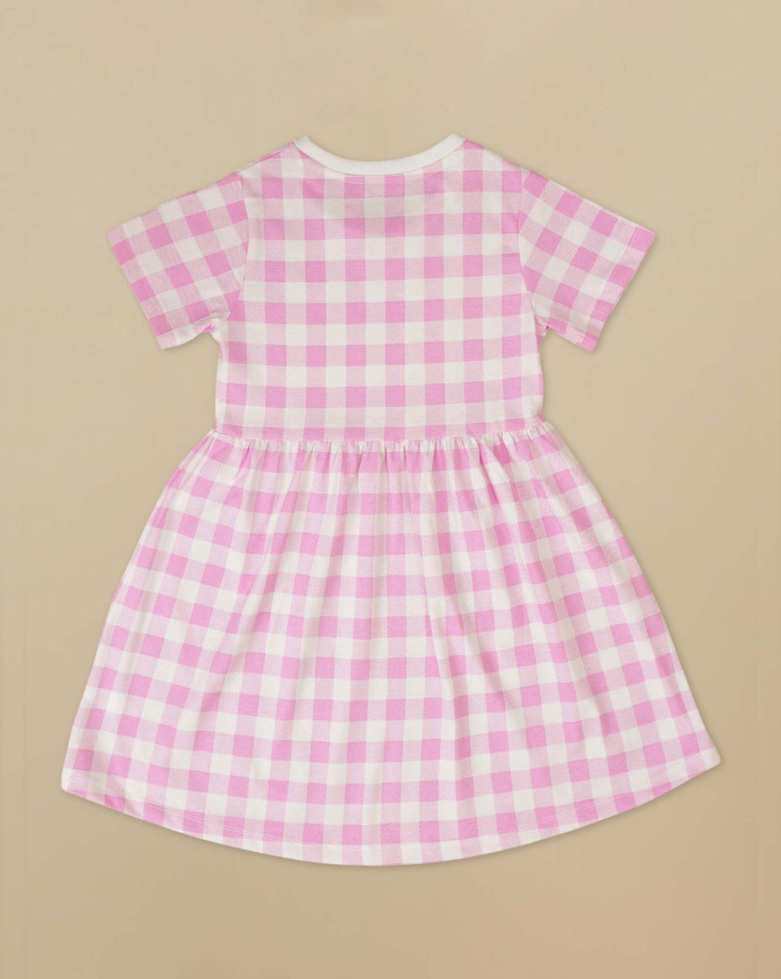 Barbie Printed Regular Fit Dress For Girls