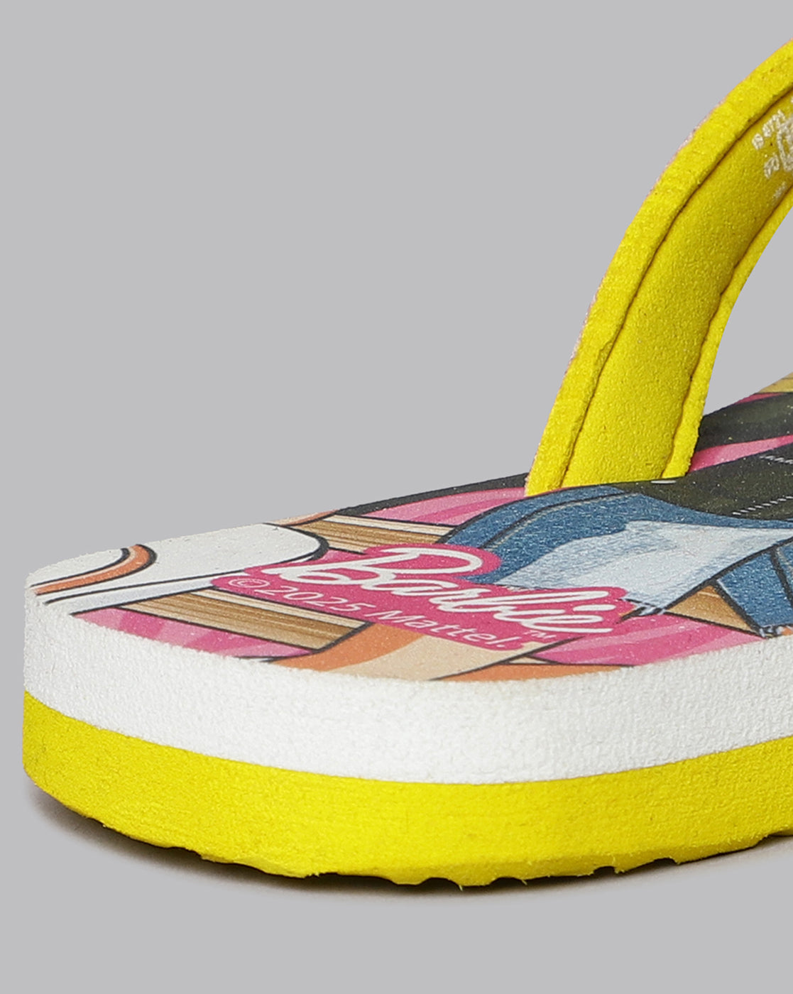 Barbie Printed Pink Flip-Flops For Kids Girls