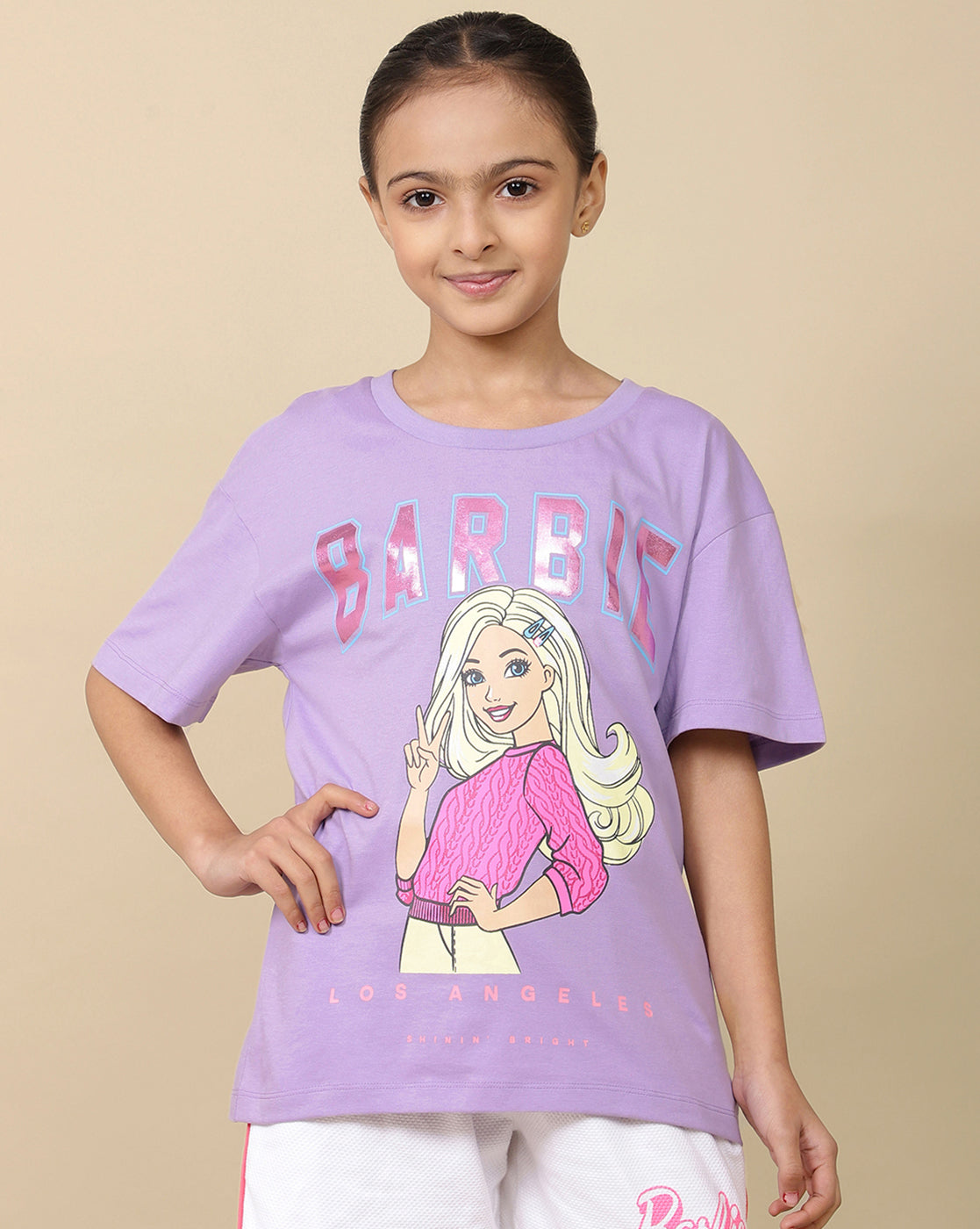 Barbie  oversized Fit Tshirt  Girls