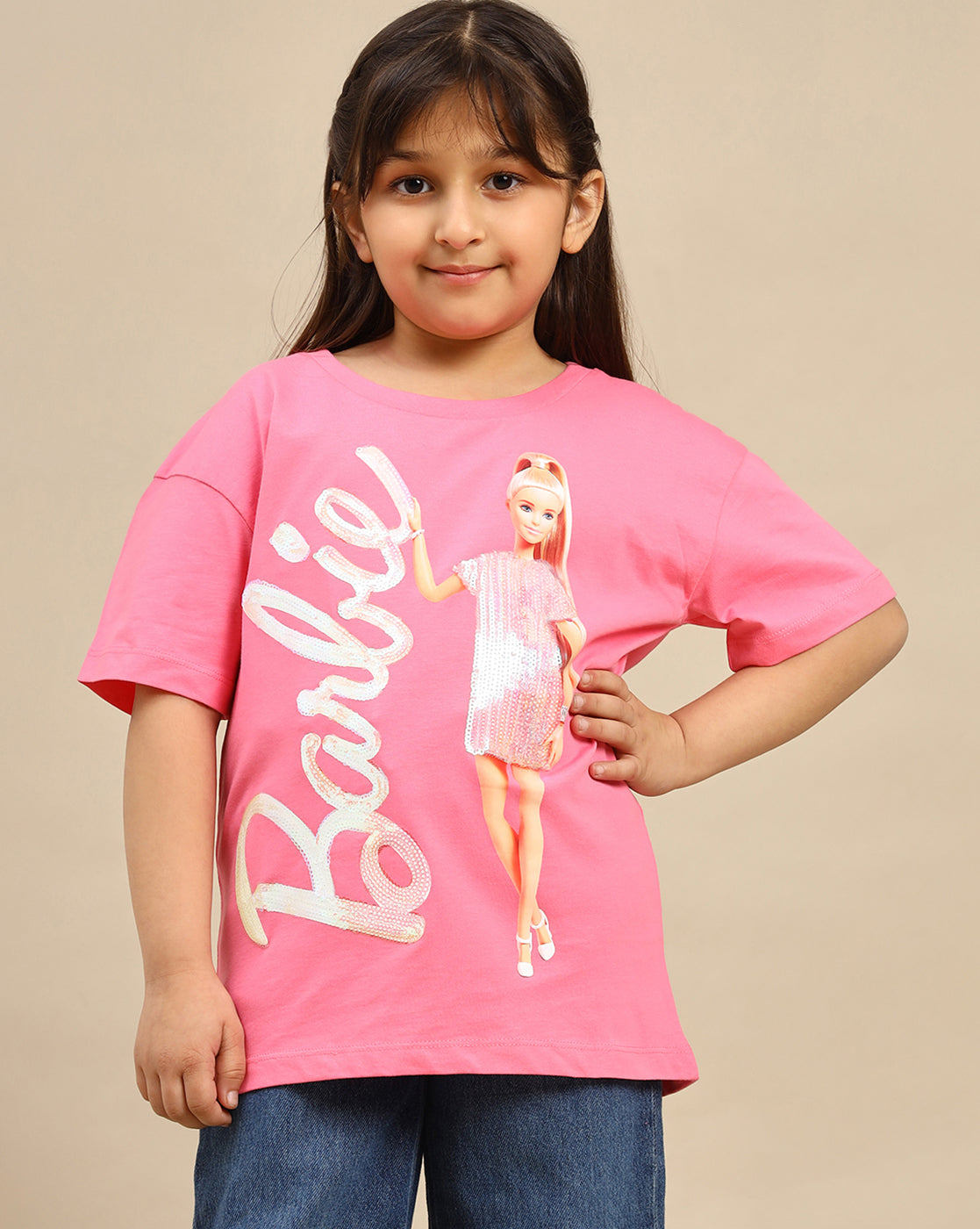 Barbie Oversized Tshirt Girls