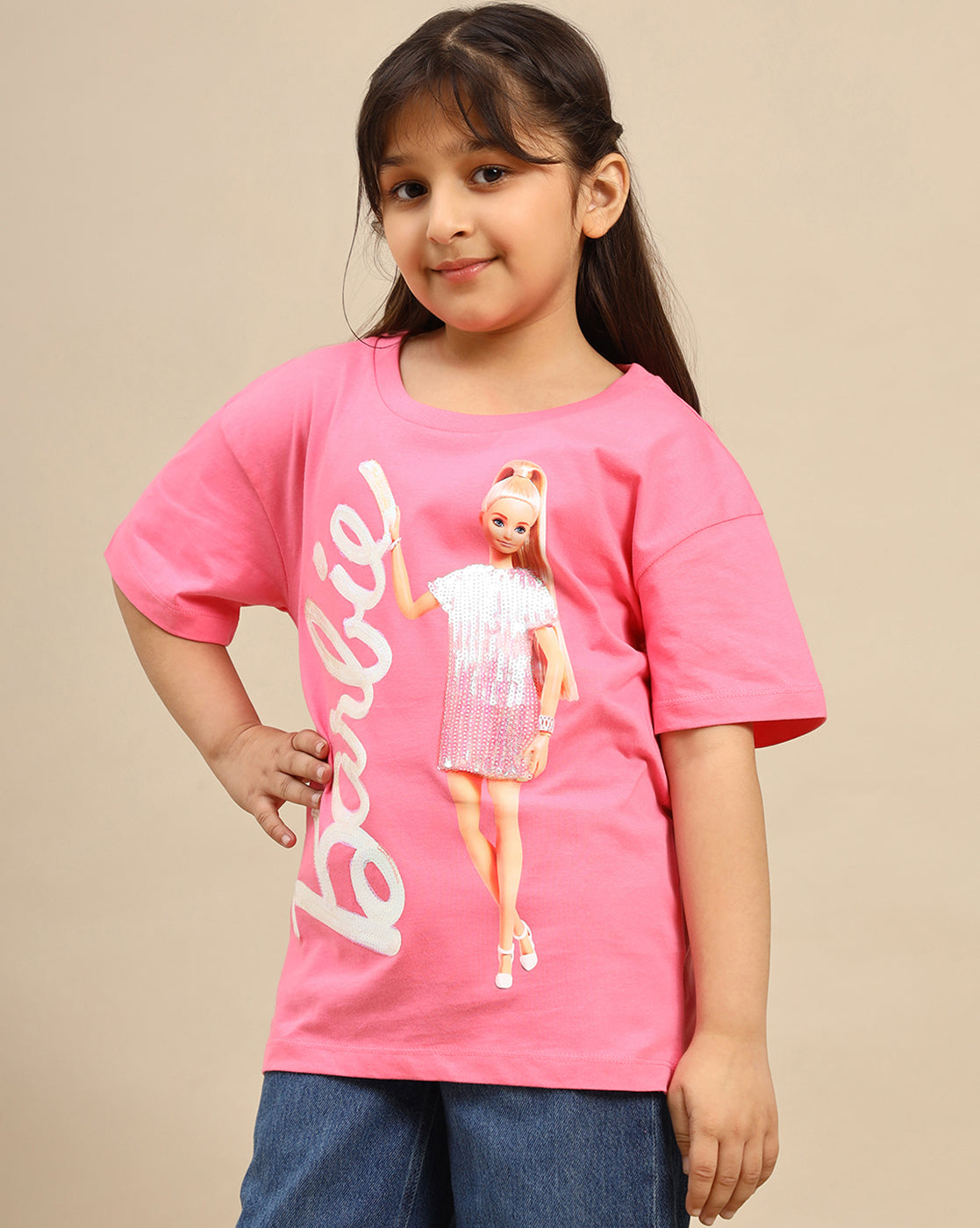 Barbie Oversized Tshirt Girls