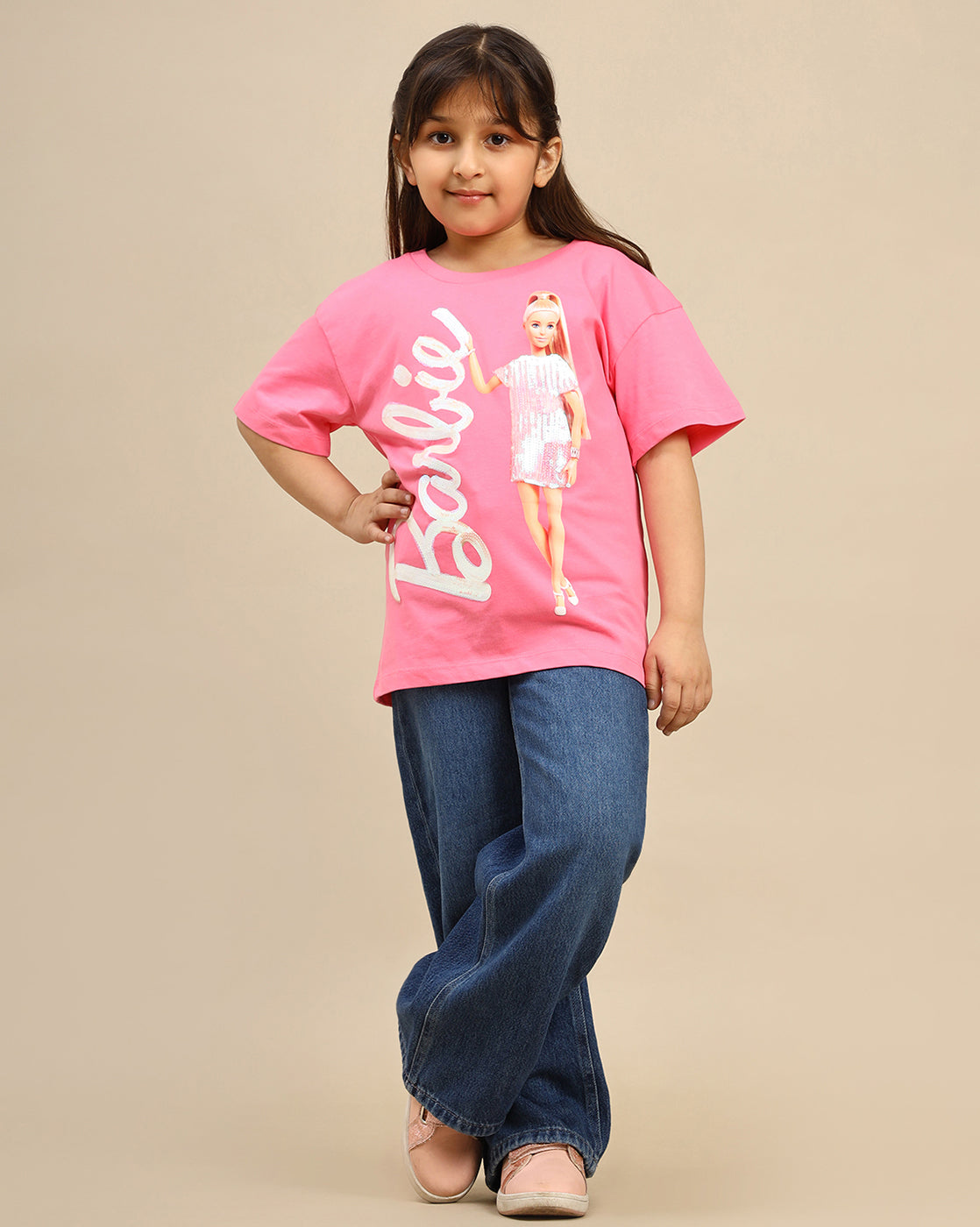Barbie Oversized Tshirt Girls