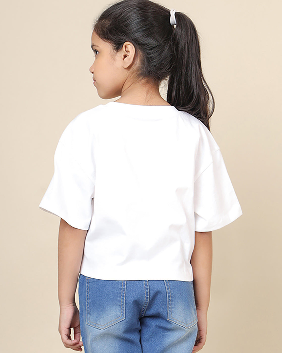 Barbie Printed Boxy Fit Tshirt For Girls