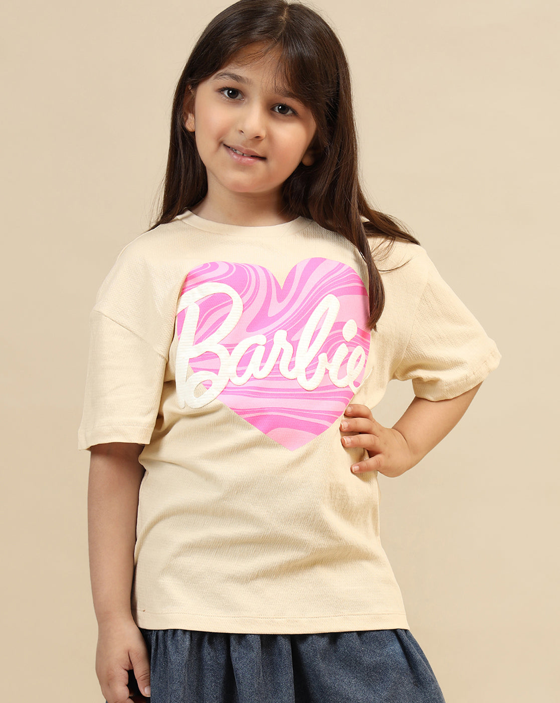 Barbie Oversized Fit Tshirt Girls