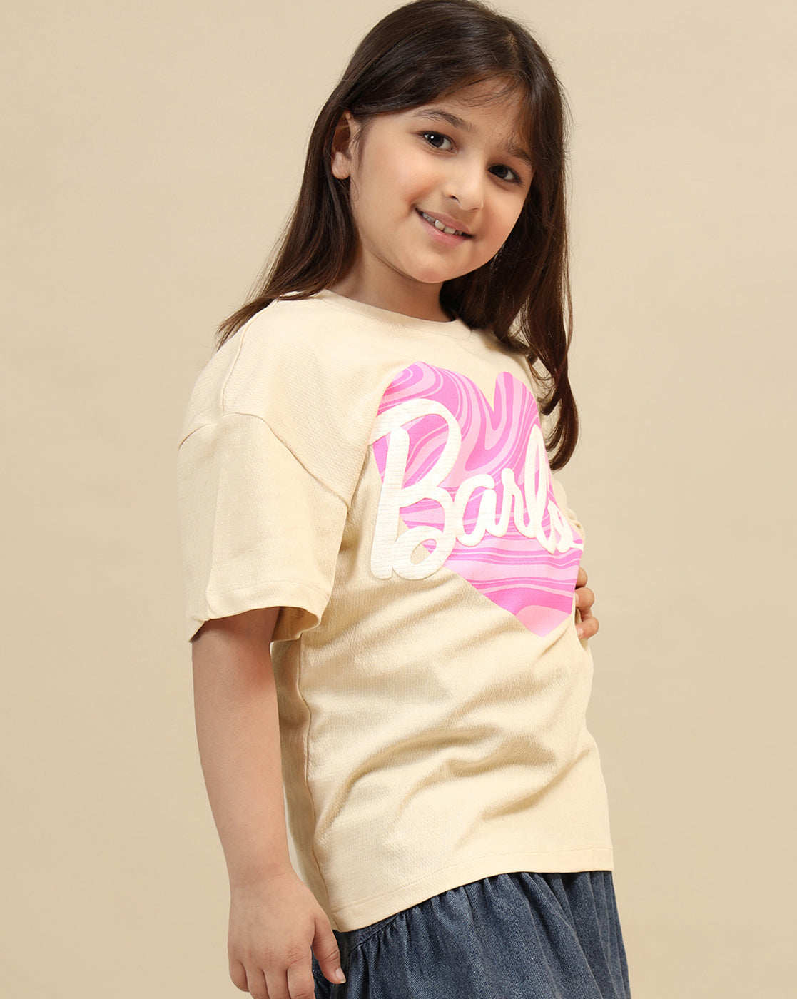 Barbie Oversized Fit Tshirt Girls