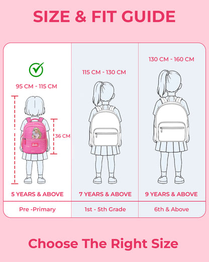 Mattel Barbie 10L Backpack  Kids Girls