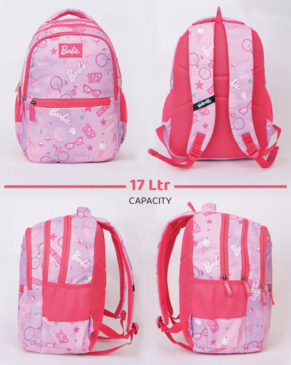 Mattel Barbie 17L Backpack  Kids Girls