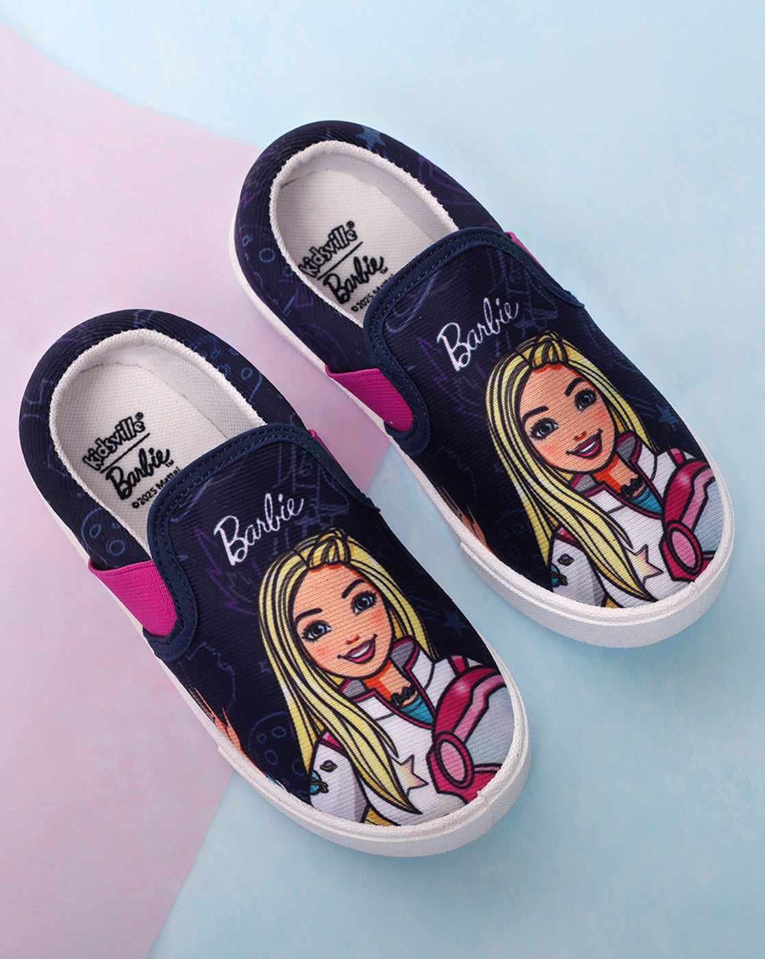 Barbie Printed Canvas Shoes For Kids Girls