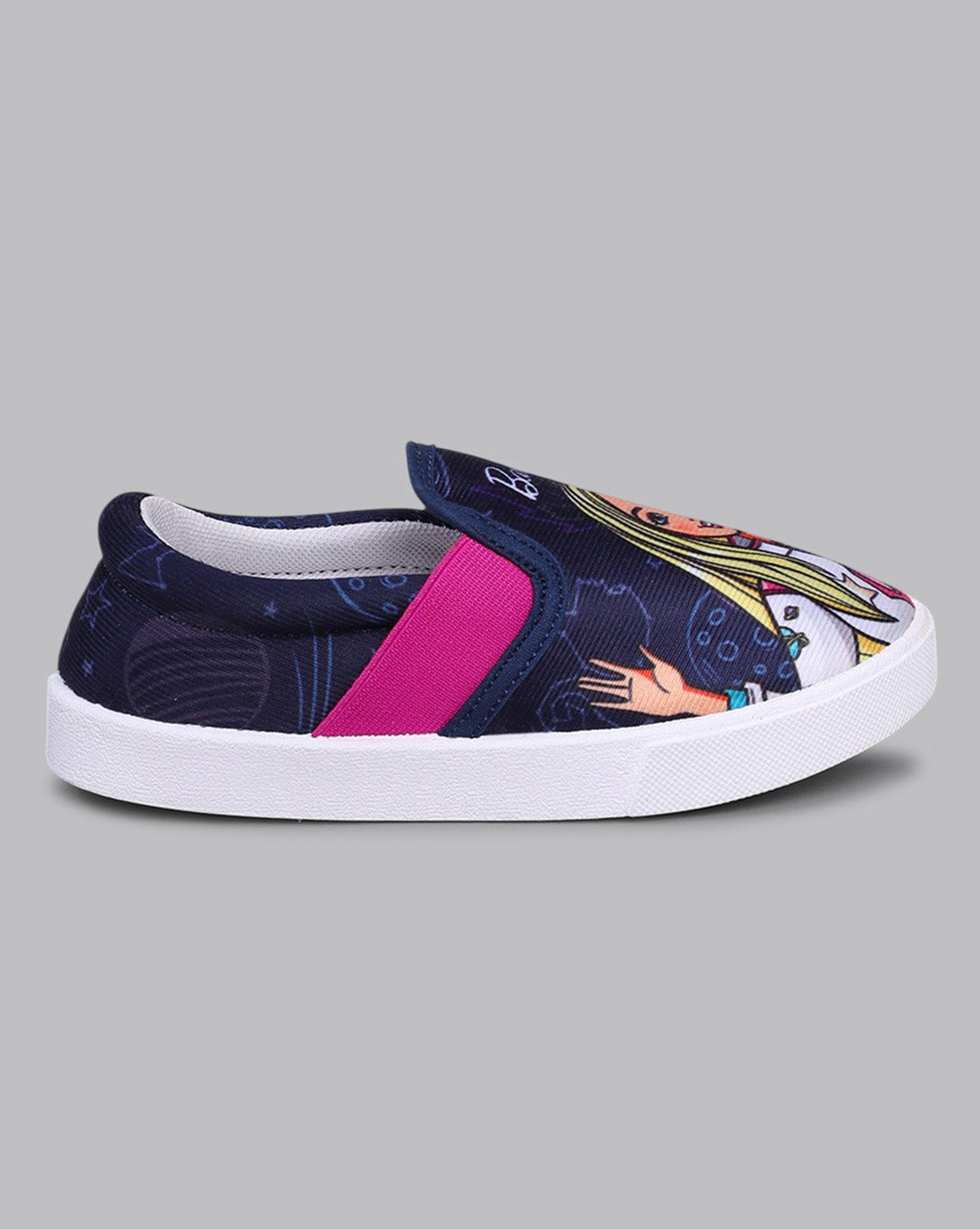 Barbie Printed Canvas Shoes For Kids Girls