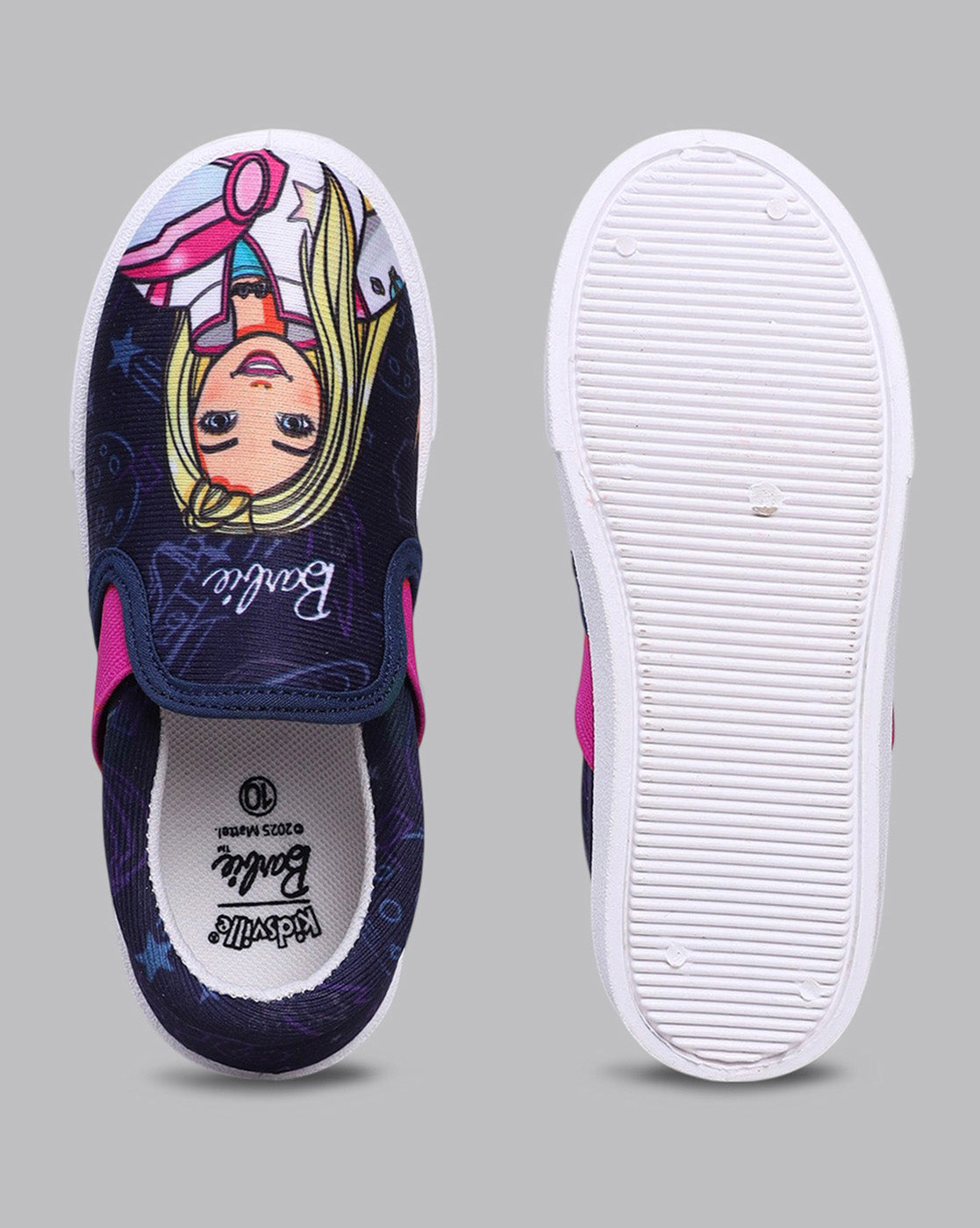 Barbie Printed Canvas Shoes For Kids Girls