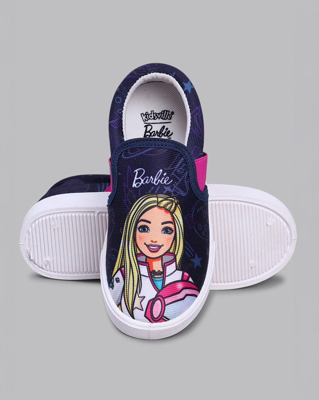 Barbie Printed Canvas Shoes For Kids Girls
