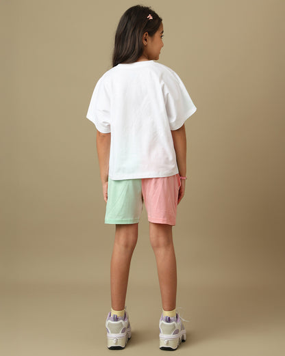 Barbie  Relaxed Fit T-Shirt & Shorts Co-Ords Set  Kids Girls