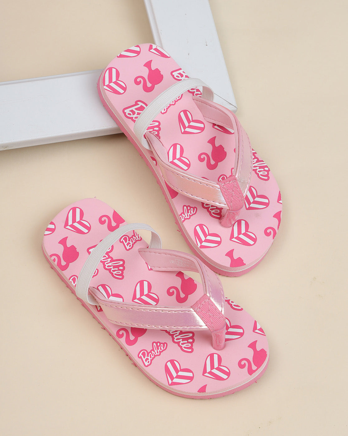 Barbie Printed Flipflops for Girls