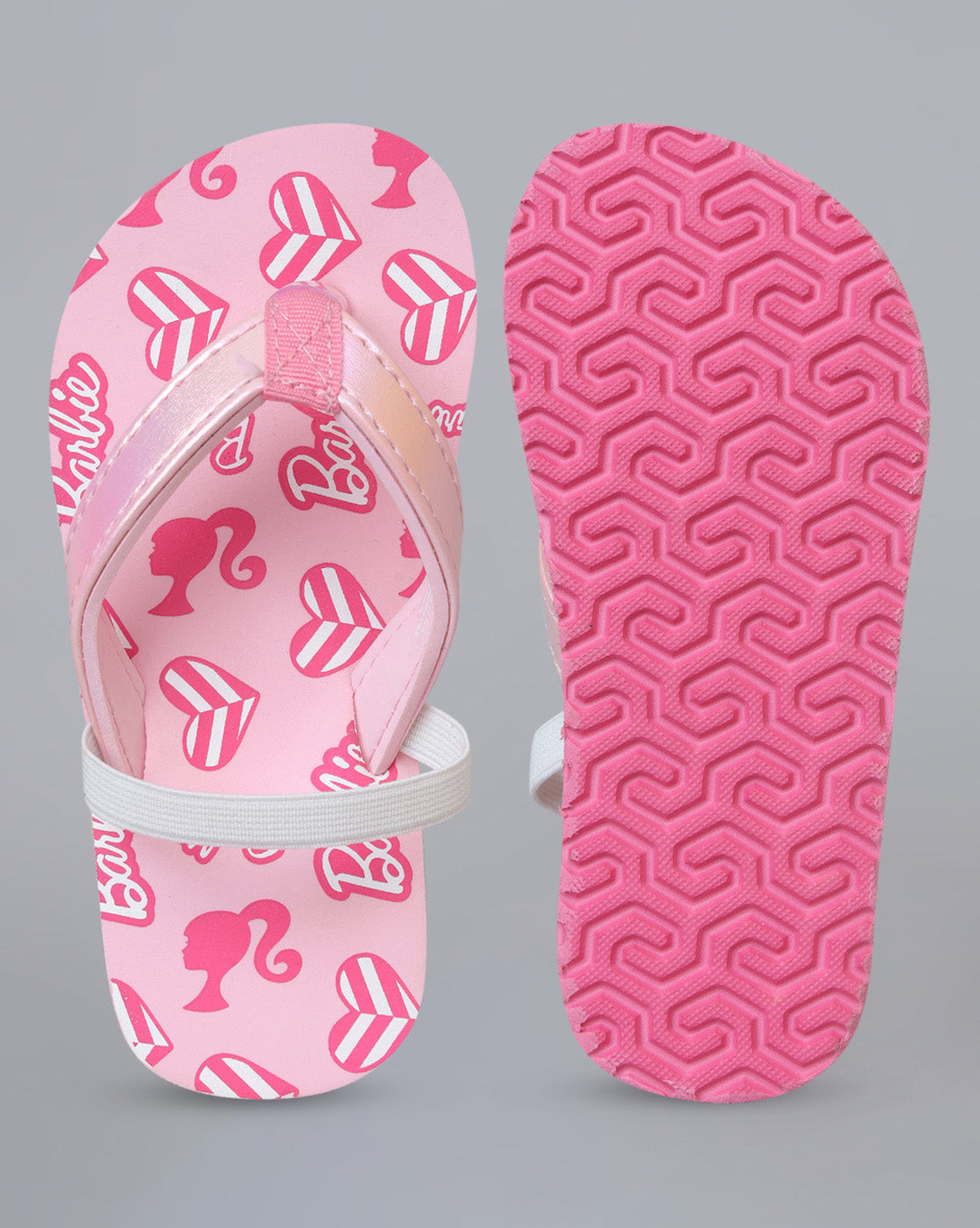 Barbie Printed Flipflops for Girls