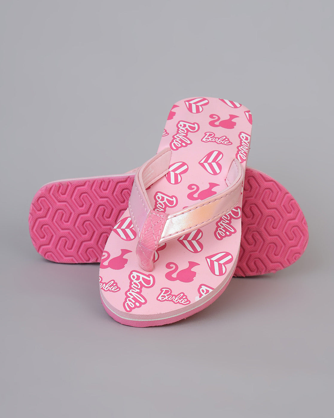 Barbie Printed Flipflops for Girls