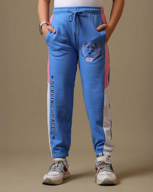 Barbie Printed Regular Fit Jogger For Girls