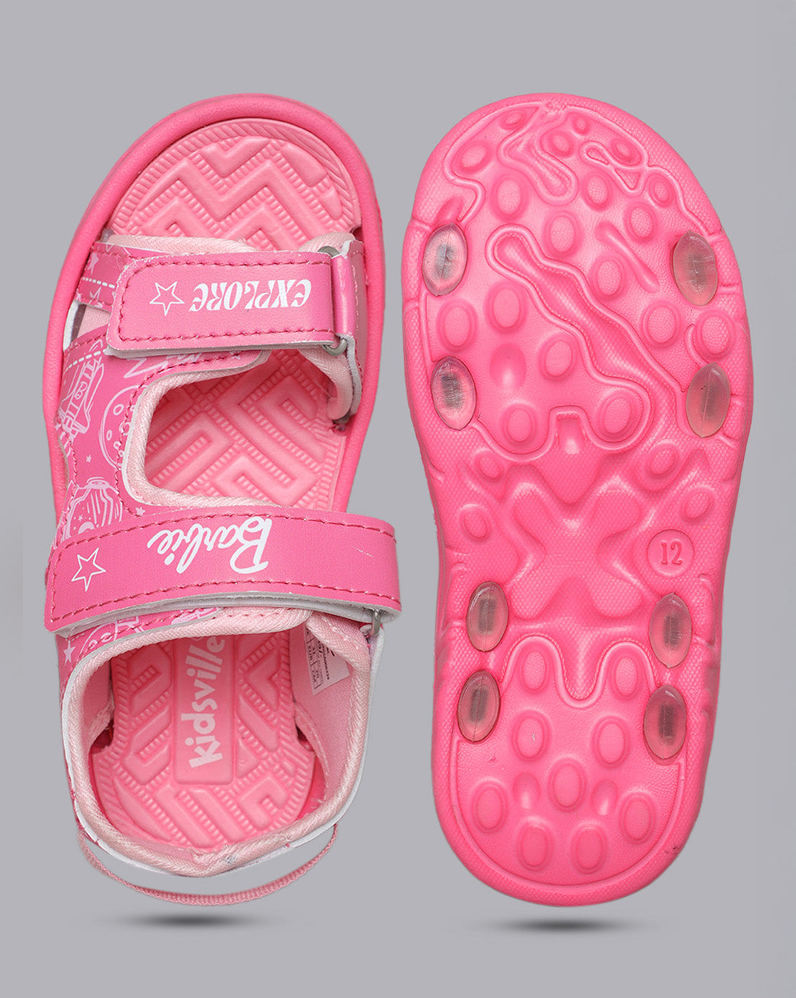 Barbie Printed Sandals for Girls
