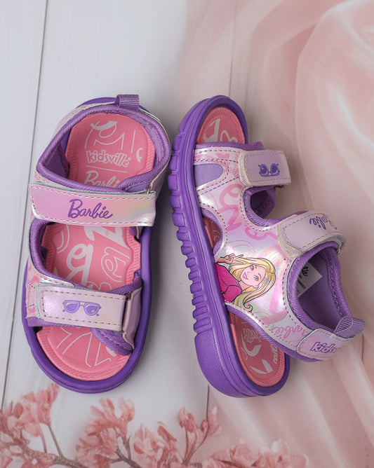 Barbie Printed Sandals for Girls