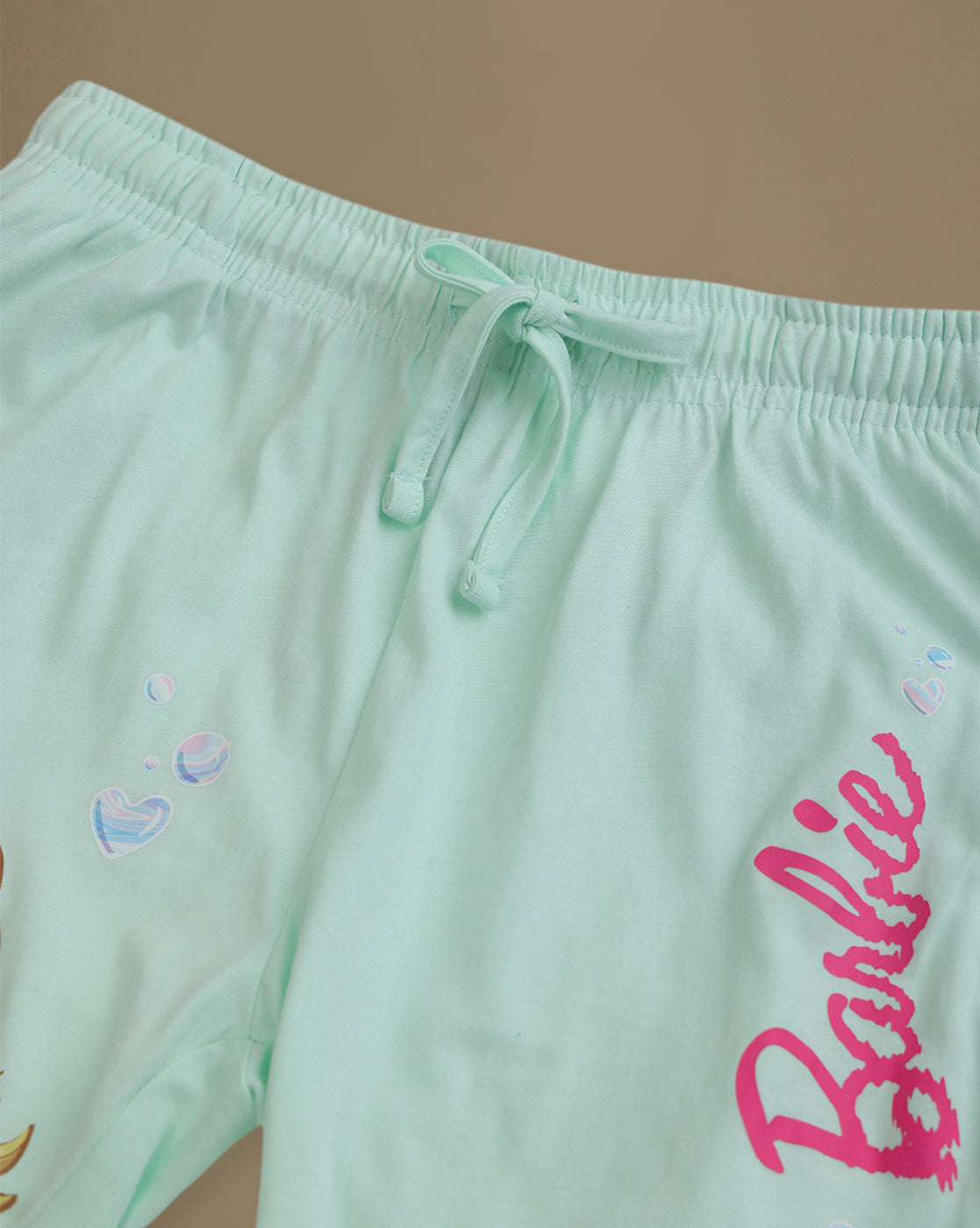 Barbie Printed Regular Fit Shorts For Girls