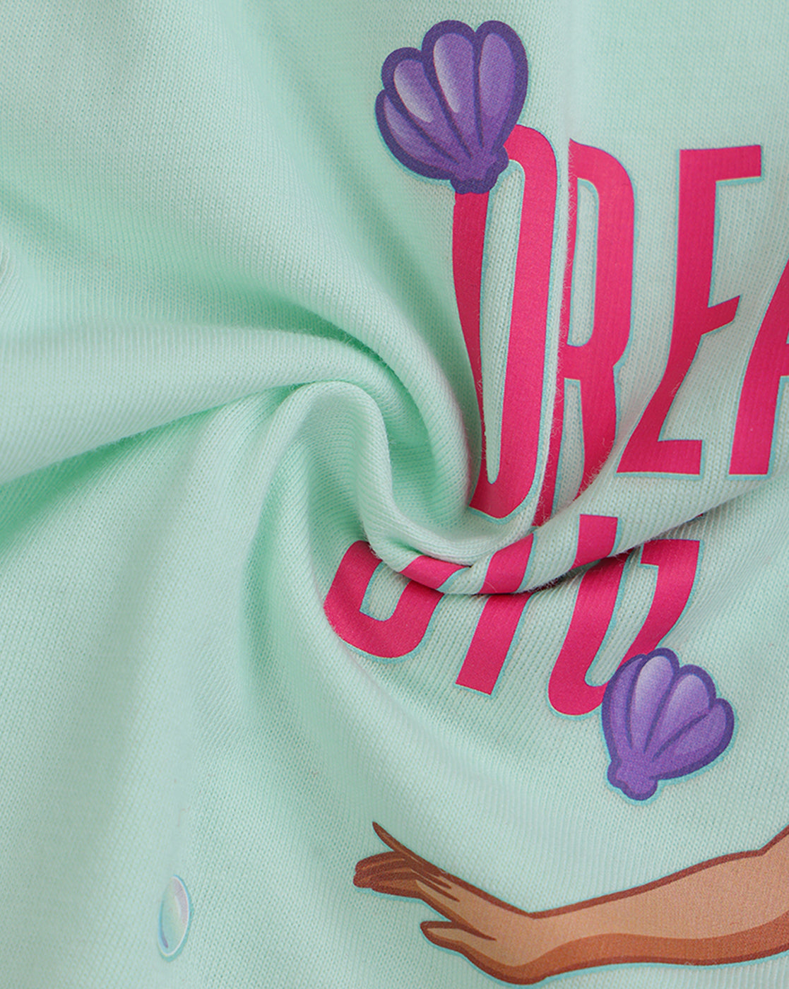 Barbie Printed Relaxed Fit Reversible Sequin Tshirt For Girls
