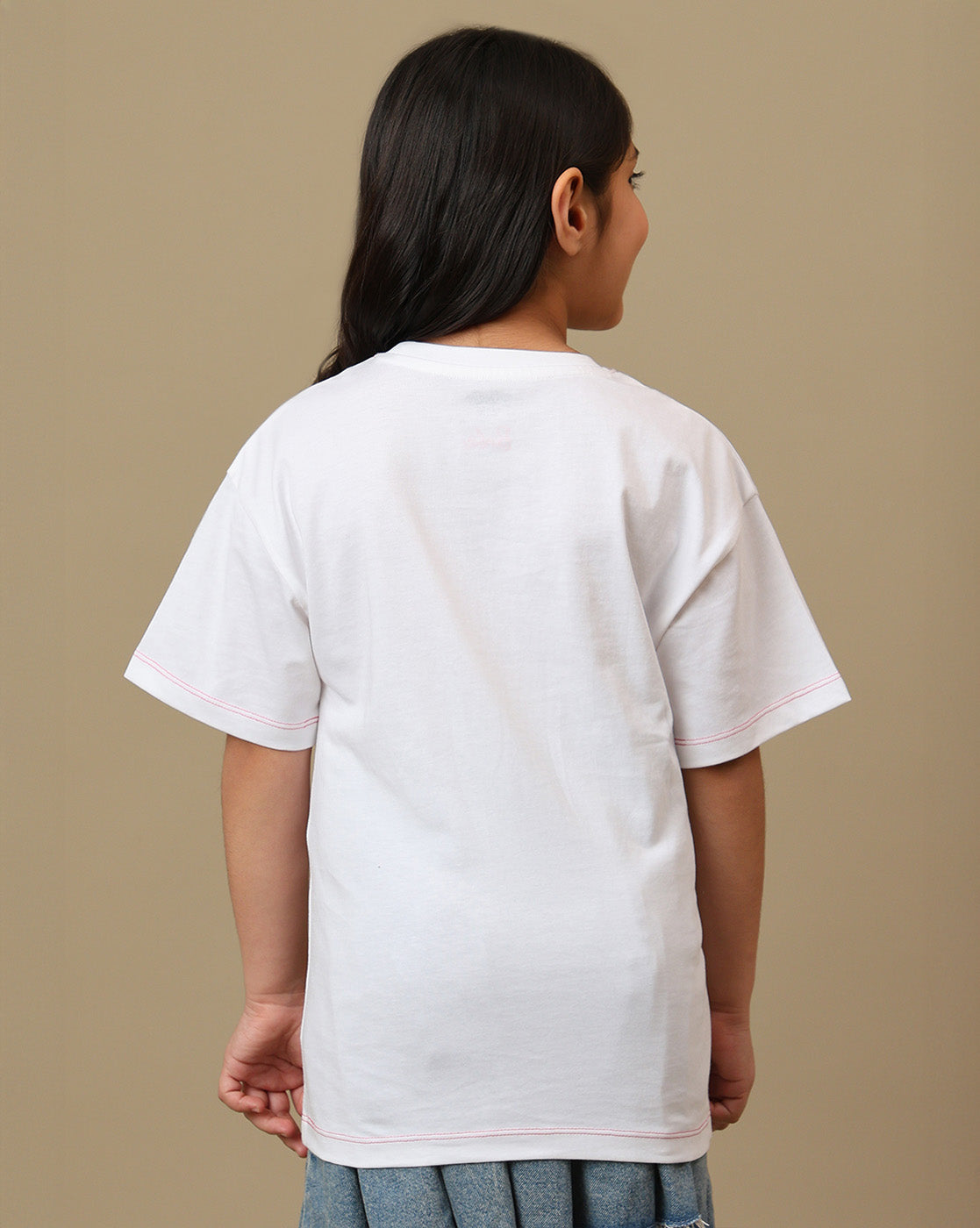 Barbie Rhinestones Relaxed Fit Tshirt For Girls